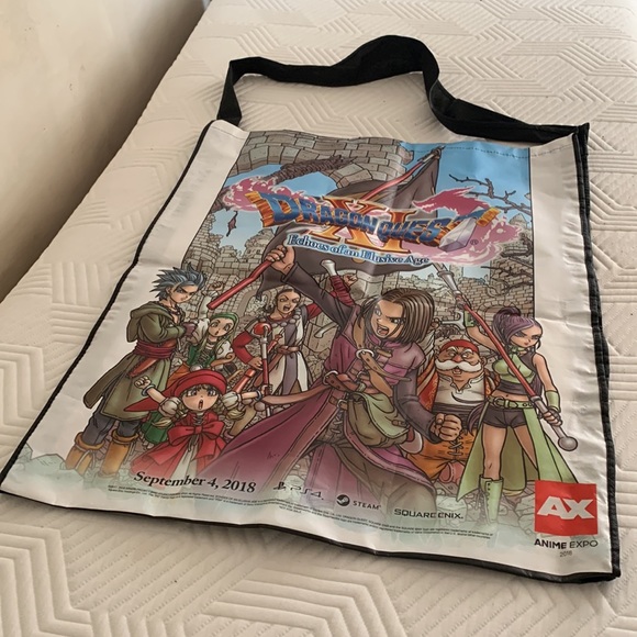Anime Expo 2018 - Kingdom Hearts III/Dragon Quest XI Extra Large Promo Tote Bag - Picture 2 of 10
